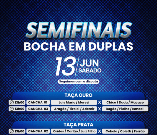 Semifinais Bocha Duplas: Ouro e Prata