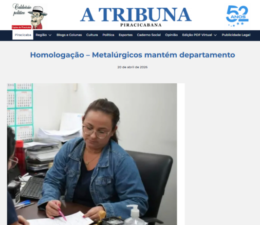 Saiu na mídia: Sindicato mantém Departamento de Homologação