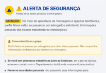 Alerta de Golpe – Acionar imediatamente o departamento jurídico do Sindicato