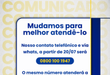 Nosso contato whats📲 0800 100 1947