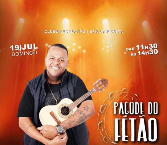 Pagode do Fetão toca domingo no bar da piscina