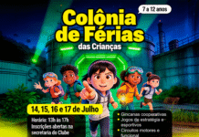 Colônia de Férias começa HOJE