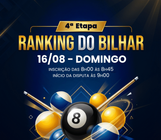 4ª Etapa – Ranking de Bilhar