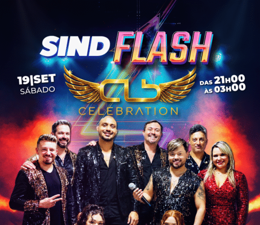 Sind Flash com a Banda Celebration será dia 19 de setembro