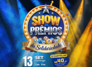 Mega Show de Prêmios da Solidariedade: 13 de setembro