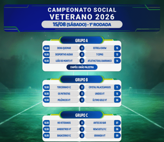 Social Veterano: 1ª rodada dia 15