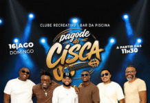 Bar da piscina terá Pagode do Cisca no domingo, dia 16