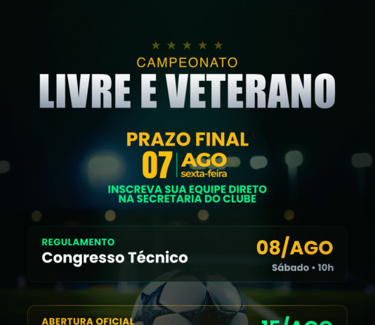 Livre e Veterano: programação