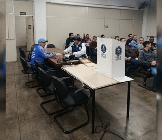 Votação da CIPAA na indústria Marrucci