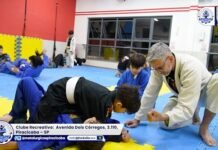 Aulas de Jiu-Jitsu são sucesso no Clube Recreativo