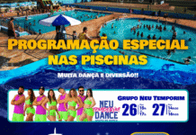 Final de semana tem programação especial nas piscinas