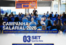 Campanha Salarial 2026 inicia HOJE