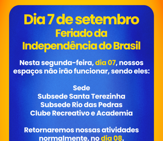 Dia 7 de setembro Feriado da Independência do Brasil