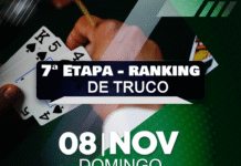 7ª Etapa do Ranking de Truco será dia 08 de novembro