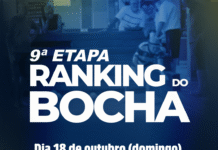 9ª etapa ranking Bocha: 18 de outubro