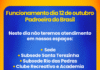 Funcionamento: dia 12 de outubro