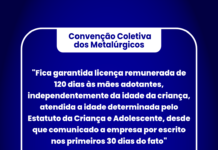Convenção Coletiva: Licença para empregada adotante