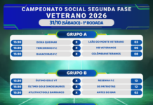Campeonato Veterano: jogos serão sábado